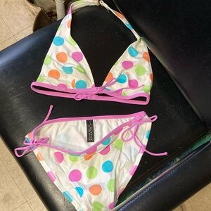 Colorful Polka Dot Women’s Swim Set